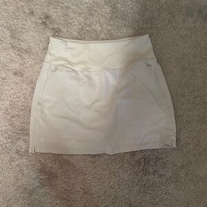 Cream Mini Skirt